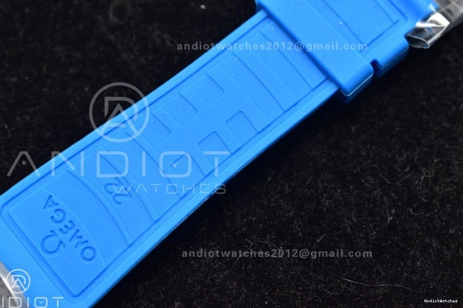 6000M Deep 1:1 Dial A Ultra TF Best Bezel Edition SS Ceramic Seamaster on Blue Rubber Strap White 1078 Black Versatile 0404